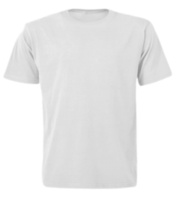 Plain white sublimation T-Shirts. Print on front & back.